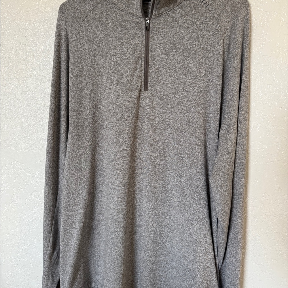 Lululemon Men’s Gray Quarter-Zip Pullover